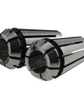 Two 1/4 Inch ER11 Collet Chucks for CNC Milling, Engraving Machines, 65Mn Steel, durable tooling accessories for precise wood and metal work