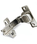 Nickel-plated hinge from 2pcs Set 90 Degree Concealed Door Hinges For Kitchen Cabinets And Wardrobes With Soft Close Damper And Full Installation Kit Including Screws Quiet Self Closing Design For Easy Cabinet And Closet Upgrades