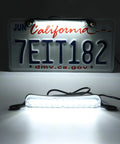 License Plate LED Light Beefed Up Bright 12SMD Assembly For Trailer UTV ATV Truck RV Boat Universal 12V Fit Xenon White 6000K