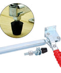 Lengthened Toggle Clamp for Woodworking Jigs and Fixtures, Quick Release Toolbox Latch, shown with ergonomic lever and bolt