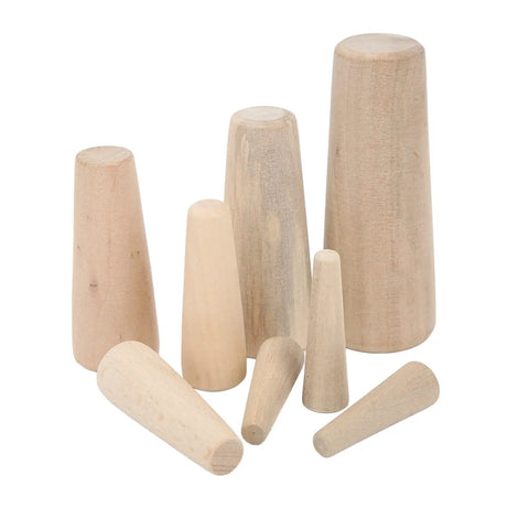 Soft Wood Plugs Set 20 Pcs Cone Shaped Emergency Cork Stopper Hull Repair Kit For Boats And Yachts Marine