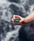 Miniature Bubble Compass For Outdoor Hiking And Camping Navigation Tool Durable Acrylic Easy Read Dial With Clear Green Direction