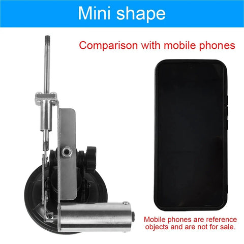 Telescopic Linear Actuator 65 And 39mm Stroke DC Reciprocating Motor Set 11 With 3XLR Connector US 110V Built Tough For High Frequency Use Low Noise Durable Aluminum Alloy Fuselage Powder Metallurgy Build Compact And Versatile Motion, mini actuator shown beside a phone