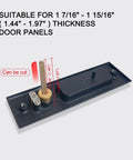 Six Point Three Inch Privacy Pocket Door Lock Hardware With Keys, Sliding Barn Door Lock Concealed Recessed Handle shown on display