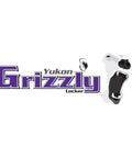 Yukon Grizzly Locker logo featuring a fierce grizzly bear image and bold lettering, emphasizing Heavy Duty Mechanical Locking Differential Locker For Ford 10 25 Inch Ring Gear 35 Spline Hardened 8620 Steel Bulletproof Tough Off Road Rig Upgrade With Relentless Traction.