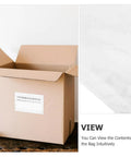 100 Count White Self Adhesive Packing List Envelopes With Large Capacity For Mailing And Packing Documents Versatile Shipping Label Pouches