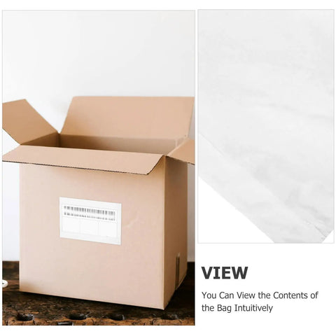 100 Count White Self Adhesive Packing List Envelopes With Large Capacity For Mailing And Packing Documents Versatile Shipping Label Pouches