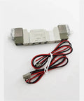 Top Rated WRBSUJTMM Solenoid Valve SY3520-5LOU-M5-Q Electromagnetic Pneumatic Component with wires for M5 threaded connections.