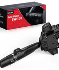 Turn Signal Switch For Chevy Silverado And GMC Sierra 2014 2019 In Dash Replacement Lever With Easy Install And Plug And Play Built To Last For Everyday Hauls, black plastic