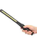 Beast Mode LED Work Light With Magnetic Base And 360 Degree COB Rotation Rechargeable Portable Flood Light For Jobsites Emergency Repairs Industrial Workshop Brightness Around 700 Lumen, hand held