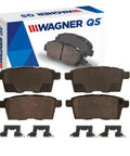 Rear QS Disc Brake Pad Set For Ford Edge 2007 2008 2009 2010 Direct Fit Replacement With Hardware in front of box