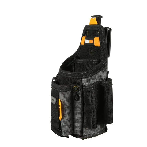Electrician ClipTech Pouch And Hub With 13 Pockets And Loops, Small Limited Edition Pro Grade Carry Kit, belt clip feature