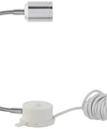Bright Sewing Lamp With Flexible Chrome Arm, Bendable Desk Light For Crafting And Sewing Projects, White Base And Mount, 8 Ft Cord