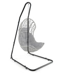Beefy Outdoor Hammock Stand With Adjustable Height, Heavy Duty Metal Swing Frame, Safety Hook And Sturdy Chain, Indoor Outdoor Use