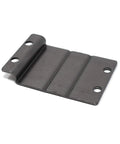 Backplate Mounting Adapter For Slatwall Compatibility, Heavy Duty Steel Plate, Raw Metal Finish, pre-drilled for easy install