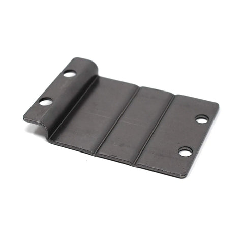 Backplate Mounting Adapter For Slatwall Compatibility, Heavy Duty Steel Plate, Raw Metal Finish, pre-drilled for easy install
