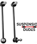 Acura RDX Front And Rear Sway Bar Link Kit 2013 To 2018 Replace Worn Links To Eliminate Clunking And Tighten Handling For A Smoother Responsive Ride Performance Upgrade, two black sway bar links