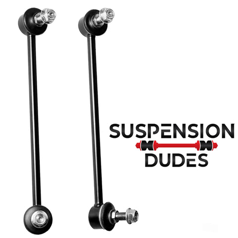 Acura RDX Front And Rear Sway Bar Link Kit 2013 To 2018 Replace Worn Links To Eliminate Clunking And Tighten Handling For A Smoother Responsive Ride Performance Upgrade, two black sway bar links