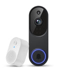 1080P Wireless Video Doorbell Cam With AI Human Detection, Crystal Clear Night Vision, Two Way Talk, 2.4GHz WiFi