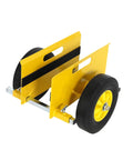 Heavy Duty Door Cart With 800 Lbs Load Capacity And 10 Inch Wheels For Drywall Sheets Adjustable Clamp Panel Cart