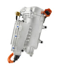 Heavy Duty Electric AC Compressor Direct Swap For Byd Qin Ev Replaces Oe Ha2em8103020 showcasing aluminum body and connections.