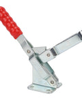 Built Tough Quick Release Vertical Toggle Clamp For Woodworking Jigs And Fixtures, 370Kg Clamping Force, Galvanized Steel Build