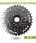 9 Speed Freewheel 11 To 34 Teeth Screw On For Hub Motor E Bike Mountain City Cargo Commuter Bikes