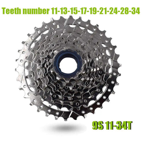 9 Speed Freewheel 11 To 34 Teeth Screw On For Hub Motor E Bike Mountain City Cargo Commuter Bikes
