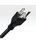 Close-up of 5-15P plug of Beefy 14 Outlet Rack Mount Surge Protector Power Strip PDU For IT Pros 15A 120V 3000 Joules