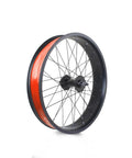 Fat Bike Wheel Set 20 24 26 Inches 4.0 Fat Tires Front Snow Beach Wheel Kit with 135mm Disc Bolt On and 195mm Spacing, side view