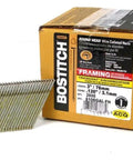 Box of Three Inch Framing Nails 28 Degree Wire Weld Galvanized Built Tough For Drywall And Framing Projects Heavy Duty Nails Shown with Smooth Shank
