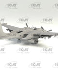 B26K Counter Invader Model Kit With 5 Figures USAF Pilots And Ground Crew 1:48 Scale Plastic Aircraft Kit rear angle view