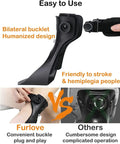 Illustration of Drop Foot Brace With Inflatable Airbag For Stroke Recovery Lightweight AFO Ankle Foot Orthosis highlighting design features.