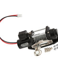 Heavy Duty Electric Winch With Remote Control For 1/8 And 1/10 Scale Crawlers Car featuring all metal construction and robust design.