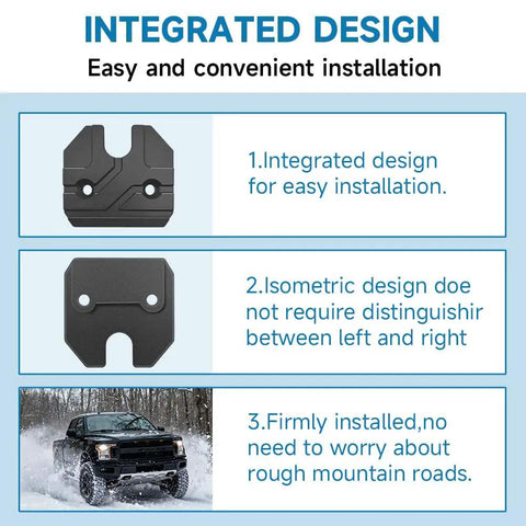 Sun Visor Repair Kit For Dodge RAM 1500 Trucks 2019 To 2023 Aluminum Alloy Sunshade Clip integrated and isometric design