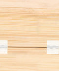 Six Pack Acrylic Self Adhesive Cabinet Door Folding Hinges installed on box lid, clear acrylic material, DIY projects