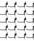 Black Slatwall Hooks 20 Pack Heavy Duty 2 Inch Hangers For Slat Wall Panels And Coat Racks Retail Display No Fuss Must Have Merch Built To Last Hang Everything From Bags To Tools visible.