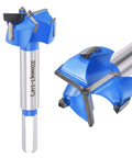 Heavy Duty Forstner Drill Bit 1-1/4 Inch 32 Mm with tungsten carbide tips, 3 flute design, ideal for clean wood cuts.