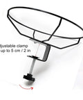 Deck Mounted Bird Bath Bowl For Balcony Railings 12 Inch Unheated Outdoor Bird Bath With Fence Clamp and detachable design
