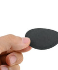 Foam buffer disc held in hand, part of 240 Piece Wet And Dry Sanding Discs Kit With Hook Fastener Pad For 1/4 Inch Drill Or 3 Inch Grinder Includes Foam Buffers For Smooth Finishes On Car Paint And Wood Projects With Grit Range From 80 To 5000.