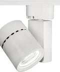 Exterminator II LED Energy Star Track Fixture White, Low-Profile Die-Cast Aluminum Lighting with removable front cap shown