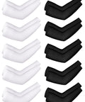 10 Pairs UV Arm Sleeves For Men And Women Cooling Tattoo Cover Up Compression Sun Protection Sleeves For Outdoor Activities