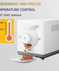 Smooth Operator Automatic Electric Coffee Bean Roaster Machine For Home Kitchen Large 1.5 Kg Nonstick Drum with temperature control gauge.