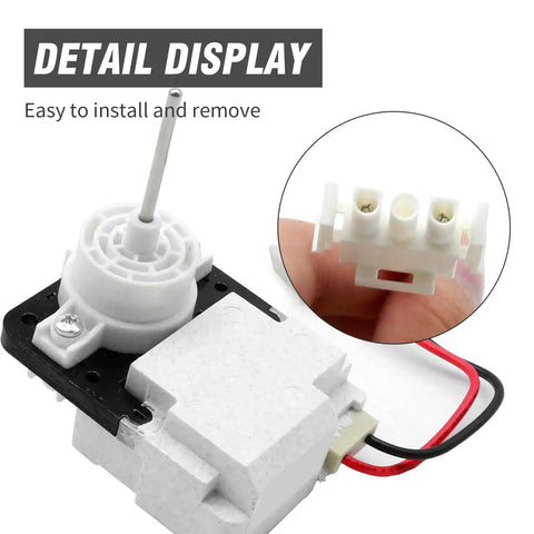 Heavy Duty Evaporator Fan Motor Replacement For Fridge FFTR2021 Series Fridges And LFTR2021 Models Replaces 4960980 connector and motor.