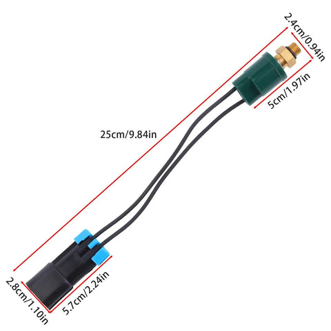 Beefed Up Pressure Switch Sensor For Muncie HS24 PTO 30T60223 And 20PS247-13, Electric Hydraulic Shift Compatible, Power Take Off Safety Switch, Replacement Part For Heavy Machinery