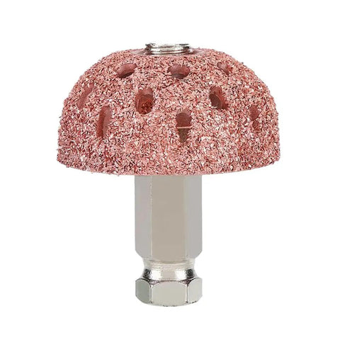 38mm Tire Repair Grinding Head With Coarse Grit Buffing Wheel for tread preparation and smooth finish work on vehicles.