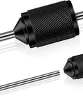 All In One Transfer Punch Center Aligner Set for Precise Hole Layout Pro Grade Alloy Steel Tools with knurled body and guide cones