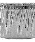 4 Oz Aluminum Foil Cups With Clear Plastic Lids For Cupcakes Muffins Ramekins And Bakeware Tins Disposable Kitchenware