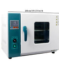 Auto Dental Drying Oven With Timed Temp Control, stainless drying cabinet, 26cm x 28cm, designed for sterilizing dental tools.