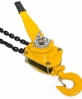 Heavy Duty Lever Block Chain Hoist And Comealong Puller With 6 Ton Capacity For No Drama Load Moving Featuring slick mechanism and comfy handgrip.